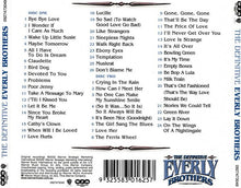 Load image into Gallery viewer, Everly Brothers : (A Career Spanning Retrospective) The Definitive Everly Brothers (2xCD, Comp, RM)