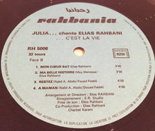 Load image into Gallery viewer, Julia* : Chante Elias Rahbani ...C'est La Vie (LP, Album)