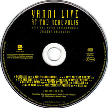 Load image into Gallery viewer, Yanni (2) With The Royal Philharmonic Concert Orchestra : Live At The Acropolis (CD, Album)