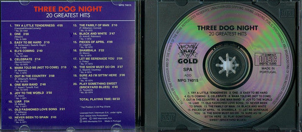 Buy Three Dog Night : 20 Greatest Hits (CD, Comp) Online for a
