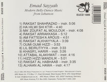 Load image into Gallery viewer, Emad Sayyah : Modern Belly-Dance Music From Lebanon (CD, Album)