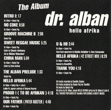 Load image into Gallery viewer, Dr. Alban : Hello Afrika (The Album) (CD, Album)