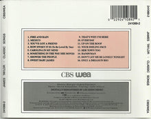 Load image into Gallery viewer, James Taylor (2) : Classic Songs (CD, Comp, RE, RM)