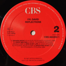 Load image into Gallery viewer, F.R. David : Reflections (LP, Album)