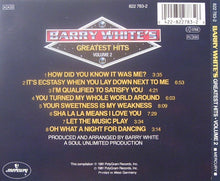 Load image into Gallery viewer, Barry White : Barry White's Greatest Hits - Volume 2 (CD, Comp)