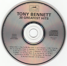 Load image into Gallery viewer, Tony Bennett : Tony Bennett 20 Greatest Hits (CD, Comp)