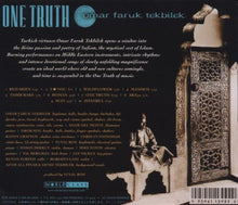 Load image into Gallery viewer, Omar Faruk Tekbilek : One Truth (CD, Album)