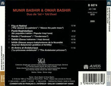 Load image into Gallery viewer, Munir Bashir & Omar Bashir : Duo De 'ûd = 'Ud Duet (CD, Album)