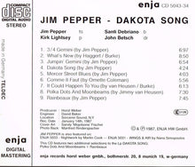 Load image into Gallery viewer, Jim Pepper : Dakota Song (CD)