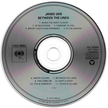 Load image into Gallery viewer, Janis Ian : Between The Lines (CD, Album, RE, RP)