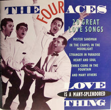 Load image into Gallery viewer, The Four Aces : 20 Great Love Songs (CD, Comp)