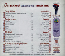Load image into Gallery viewer, Oussama* : Goes To The Theatre (CD, Album)
