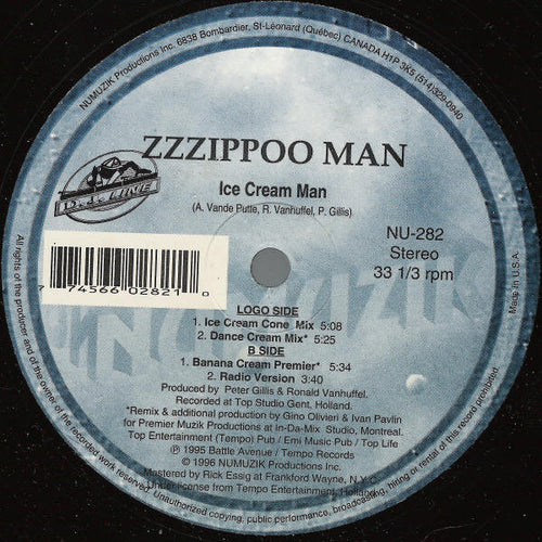 Zzzippoo Man : Ice Cream Man (12