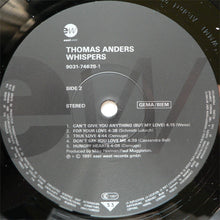 Load image into Gallery viewer, Thomas Anders : Whispers (LP, Album)
