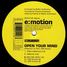 Load image into Gallery viewer, E:Motion : Open Your Mind (12")
