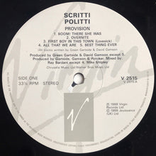 Load image into Gallery viewer, Scritti Politti : Provision (LP, Album)
