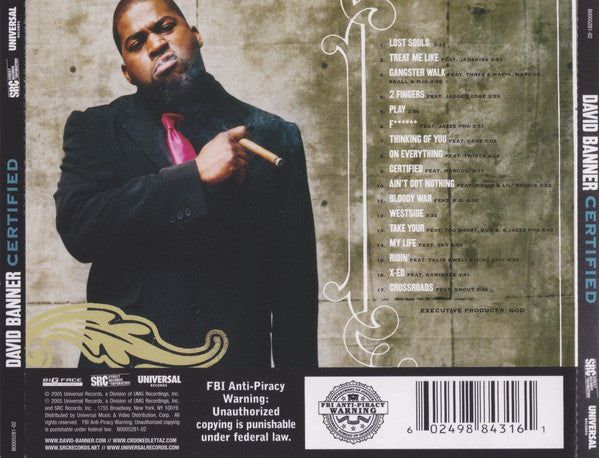 Buy David Banner : Certified (CD, Album) Online for a great price