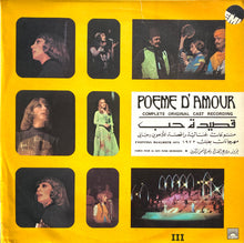 Load image into Gallery viewer, Fairuz, Wadi Al Safi*, Nasri Shamsedine* : Poeme D&#39; Amour (Complete Original Cast Recording) Volume III (LP)
