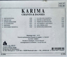 Load image into Gallery viewer, Karima (6) : Chants Et Danses (CD, Album)
