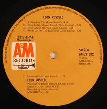 Load image into Gallery viewer, Leon Russell : Leon Russell (LP, Album)
