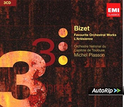 Michel Plasson, Orchestre National Du Capitole De Toulouse, Georges Bizet : Favourite Orchestral Works, L'Arlésienne (3xCD, Album, Comp)