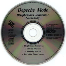 Load image into Gallery viewer, Depeche Mode : Blasphemous Rumours / Somebody (CD, Single, RE)
