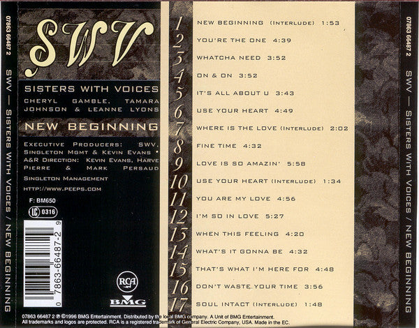 Buy SWV : New Beginning (CD, Album) Online for a great price