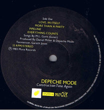 Load image into Gallery viewer, Depeche Mode : Construction Time Again (LP, Album)
