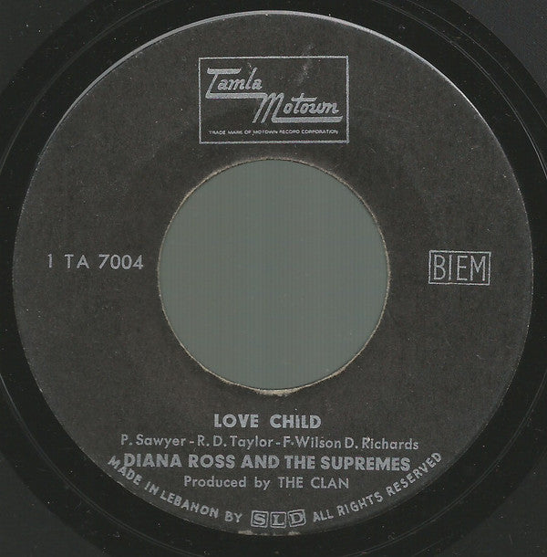 Diana Ross And The Supremes* : Love Child / Will This Be The Day (7