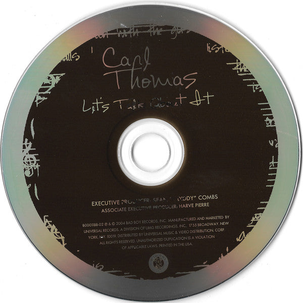 Buy Carl Thomas : Let's Talk About It (CD, Album) Online for a