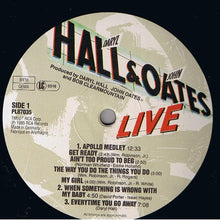 Load image into Gallery viewer, Daryl Hall &amp; John Oates With David Ruffin &amp; Eddie Kendricks : Live At The Apollo (LP, Album)
