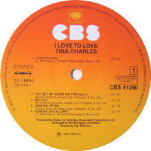 Load image into Gallery viewer, Tina Charles : I Love To Love (LP, Album)
