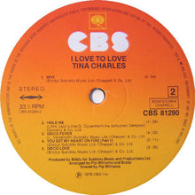 Load image into Gallery viewer, Tina Charles : I Love To Love (LP, Album)
