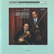 Load image into Gallery viewer, Mozart*, Igor Oistrakh*, David Oistrakh*, Kyril Kondrashin*, Moscow Philharmonic* : Sinfonia Concertante K.364 / Duo In G K.423 (XRCD, Album, RE, RM)
