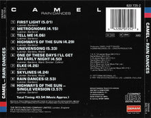 Load image into Gallery viewer, Camel : Rain Dances (CD, Album, RE, RM)
