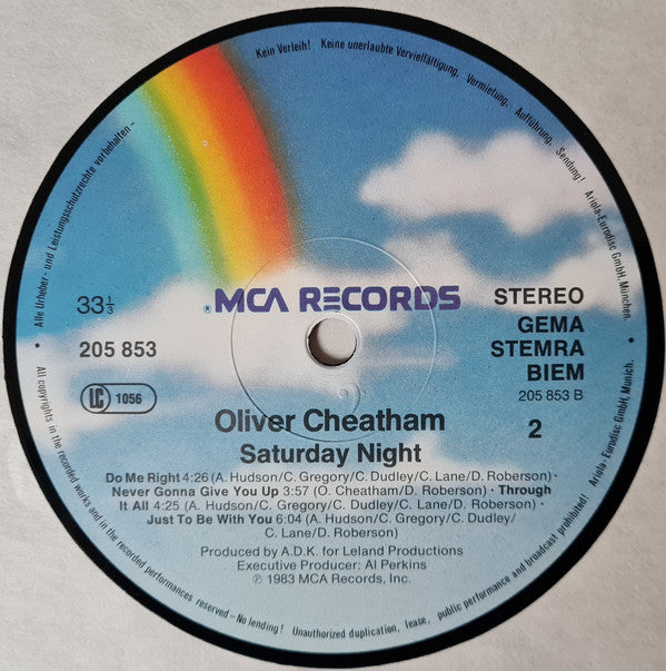 Buy Oliver Cheatham : Saturday Night (LP, Album) Online for a