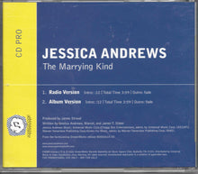 Load image into Gallery viewer, Jessica Andrews : The Marrying Kind (CD, Maxi, Promo)
