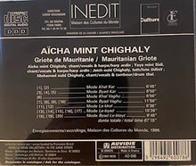 Load image into Gallery viewer, Aïcha Mint Chighaly : Mauritian Griote (CD, Album)
