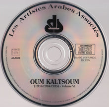 Load image into Gallery viewer, Oum Kaltsoum* : Oum Kalthoum (1933-1934-1935) Volume VI (CD, Comp)
