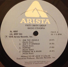 Load image into Gallery viewer, Patti Smith Group : Radio Ethiopia (LP, Album, Pet)
