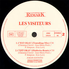 Load image into Gallery viewer, Les Visiteurs : C'est Okay! (Remix) (12", Maxi, Promo)
