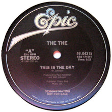 Load image into Gallery viewer, The The : This Is The Day (12&quot;, Single, Promo)
