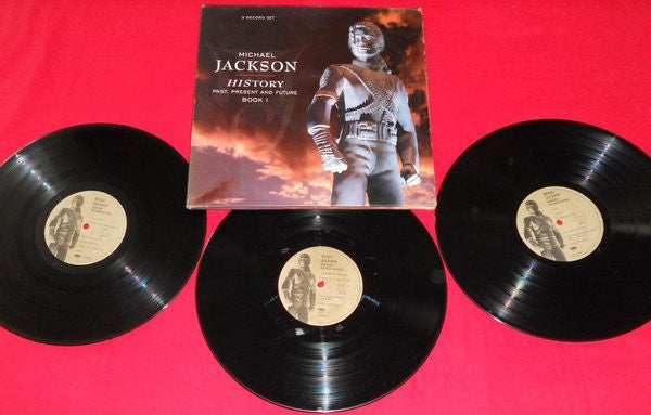Michael Jackson : HIStory - Past, Present And Future - Book I (3xLP, Album, Comp + Box)