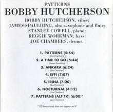 Load image into Gallery viewer, Bobby Hutcherson : Patterns (CD, Album, Ltd, RE, RM)
