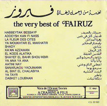 Load image into Gallery viewer, Fairuz : نخبة من أجمل أغاني فيروز = The Very Best Of Fairuz (CD, Comp, RE)

