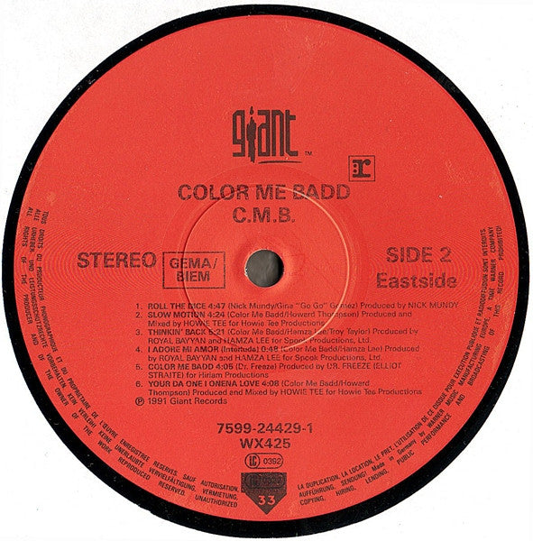 Buy Color Me Badd : C.M.B. (LP, Album) Online for a great price