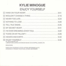 Load image into Gallery viewer, Kylie Minogue : Enjoy Yourself (CD, Album)
