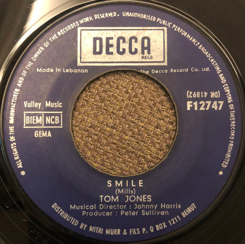Tom Jones : Smile / Delilah (7