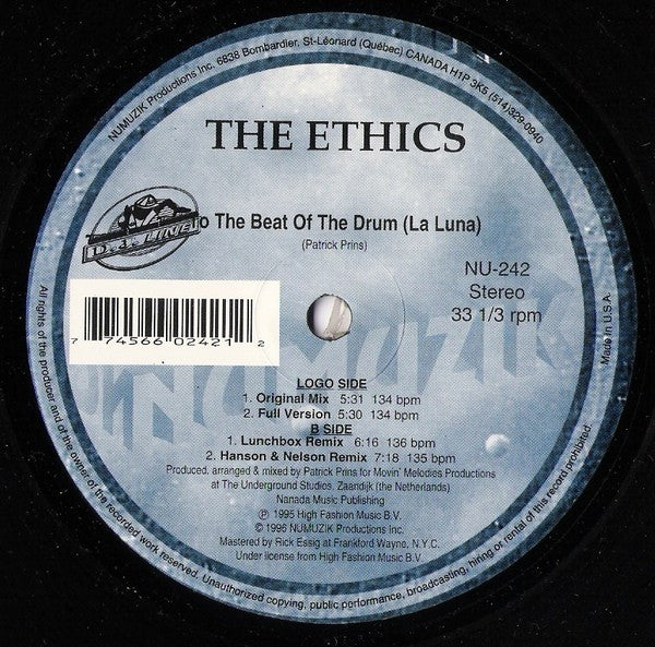 The Ethics : To The Beat Of The Drum (La Luna) (12