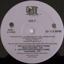 Load image into Gallery viewer, Ice-T : New Jack Hustler (Nino&#39;s Theme) (12&quot;, Maxi)
